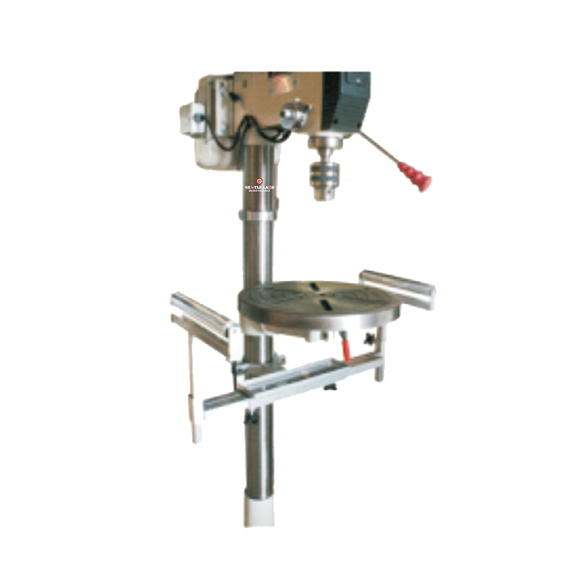 Drill press material support